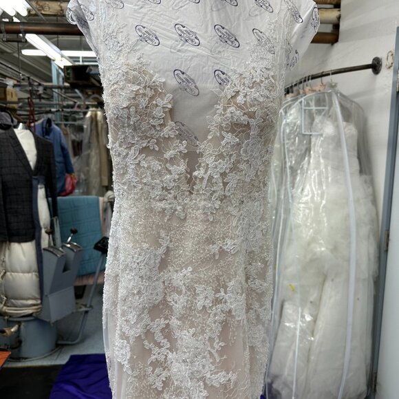 Mira Zwillinger Couture Timmy Bridal Dress Size 40/42 - Picture 12 of 16